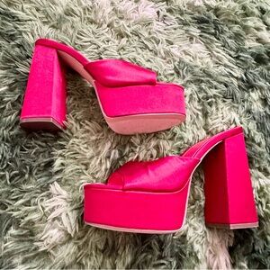Red Liliana heels